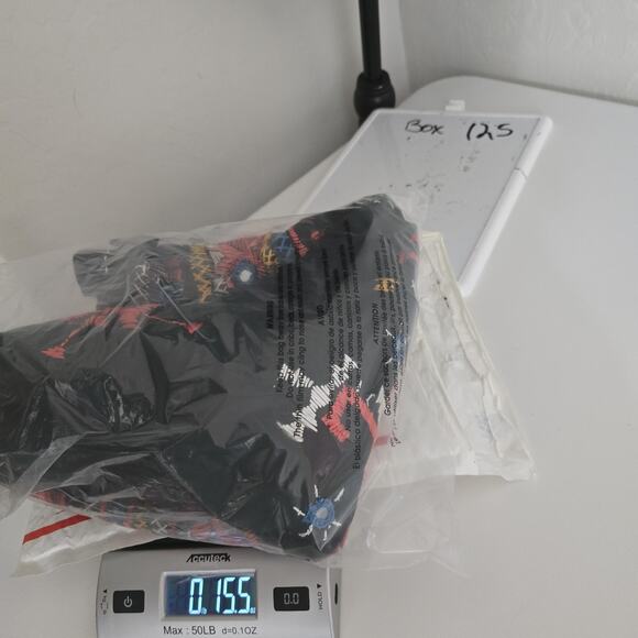 Custom Made Black Cotton Kutchi Colorful Embroidery Mirror Image Long Skirt XL - Picture 11 of 11